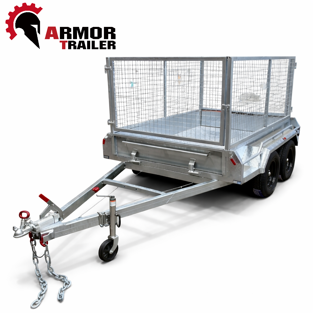DISCOUNT ( RRP $ 3650 / Now $ 3300 ) 8x5 Galvanised Trailer Tandem With Brake ATM 2000KG ( Model : TD85 )